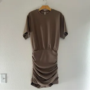 Abercrombie & Fitch Ruched Short Sleeve Mini Dress thumbnail 3