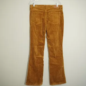 Judy Blue 15/32 Corduroy Pants Brown Mustard Yellow Excellent Bootcut Trousers thumbnail 6