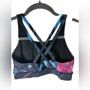 Lululemon Energy Bra Nulux‎ Electrobeam Multi Size 4 thumbnail 6