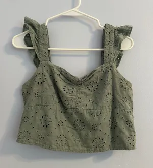 Boutique Top Green Size L thumbnail 1
