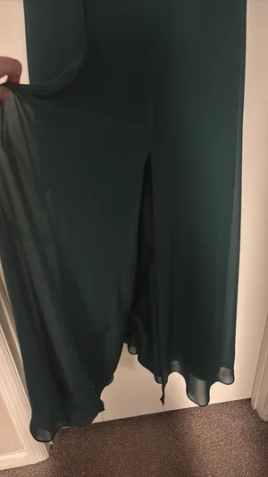 Azazie Teal Dress thumbnail 3