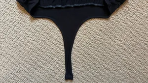 Pink Lily black tshirt bodysuit thumbnail 4