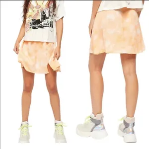 Free People Martine Peach Combo Flirt Skirt thumbnail 3