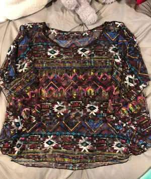 Almost Famous Sheer Top thumbnail 1