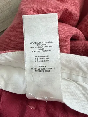 Aritzia Wilfred The Effortless Linen Cropped Wide Leg Pant Warm Sienna Red 2 thumbnail 8