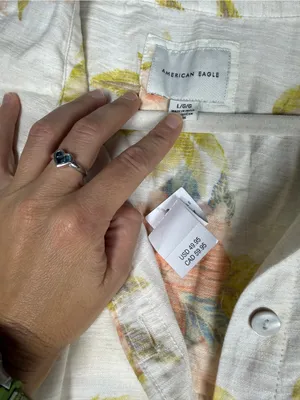 American Eagle NWT Go Big Oversized Shirt SZ L thumbnail 4