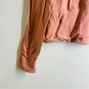 Lululemon Ready to Rulu Pullover Pink Savannah Rulu Funnel Neck Size 6 thumbnail 10
