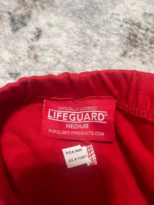 Lifeguard Shorts Red Size M thumbnail 5