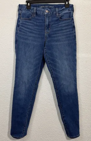 American Eagle Outfitters Jeans Women's Size 10 curvy hi rise next level stretch thumbnail 1