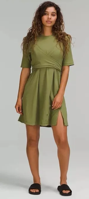 lululemon athletica Olive Green Mini Dress thumbnail 1