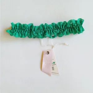 HAH Free People One and Done Emerald Green Garter thumbnail 2