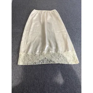 Vintage Evan Picone Lace Trim Slip Cream Sz S Cottage Core Grandma Chic thumbnail 7