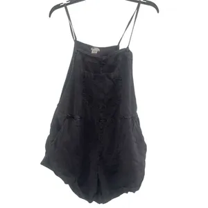 ✨Billabong Wild Pursuit Off Black Sz Medium Romper✨ thumbnail 5