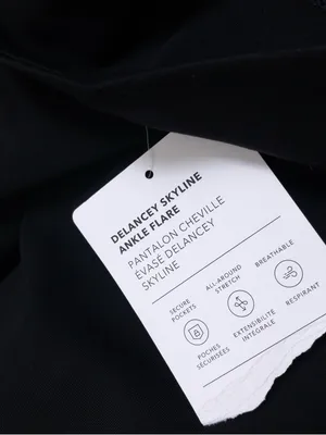 NWT Athleta Delancey Skyline Ankle Flare Pant M Black Stretch Tailored thumbnail 11