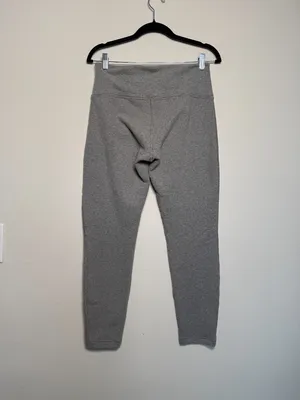 Gray Lululemon High Rise Fleece Leggings thumbnail 4
