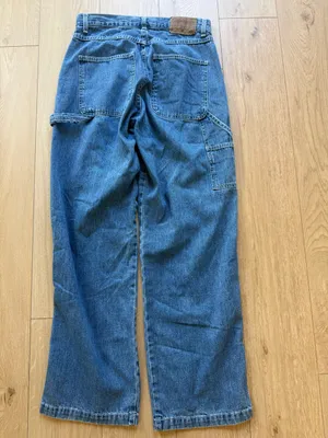 Vintage London Jean Carpenter Style Wide Leg Jeans size 8 thumbnail 4