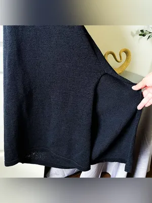 Cult Gaia Mert Knit Cutout Midi‎ Dress Black Medium EUC thumbnail 4