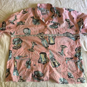 Vintage Esleep Boxers Light Pink Pajama Set Size Large thumbnail 7