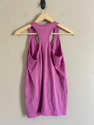 Women’s Lululemon swiftly tank Pink Racerback Tank Top size 4 thumbnail 2