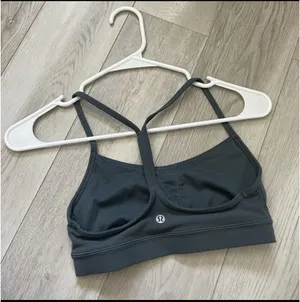 Lululemon Flow Y Bra Nulu 6 Grey thumbnail 2