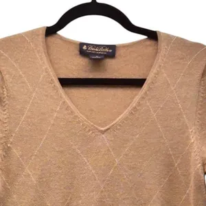 Brooks Brothers‎ Italian Cashmere Sweater Tan Medium thumbnail 3
