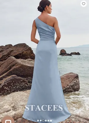 Sky Blue Formal Dress- Stacees thumbnail 2