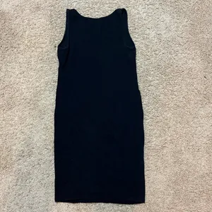 Motherhood Maternity Ribbed Iconic Black Dress thumbnail 3