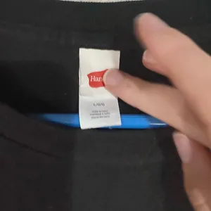 Hanes Black Long Sleeve with Yellow Truck Graphic thumbnail 3