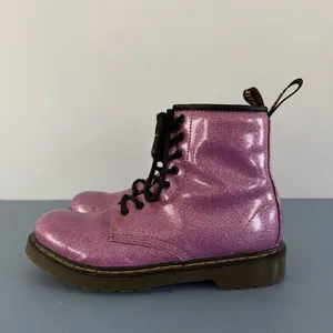 Dr. Martens‎ 1460 8-Eye Pink Glitter Boots Lace Up Combat Shoes thumbnail 4