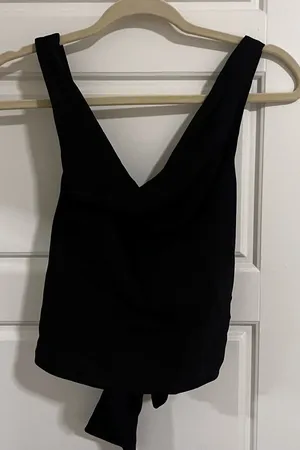 DO+BE Black Cowl neck blouse thumbnail 1