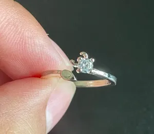 S925 Constellation Taurus adjustable ring thumbnail 1