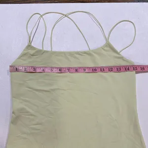 Babaton Aritzia Sage Green Cowl Neck Bodysuit Large Minimalist Tank Top thumbnail 5