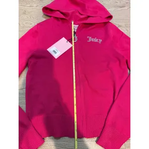NWT Juicy Couture Vixen Pink Knit Tracksuit Set Hoodie Flare‎ Pants Small thumbnail 11