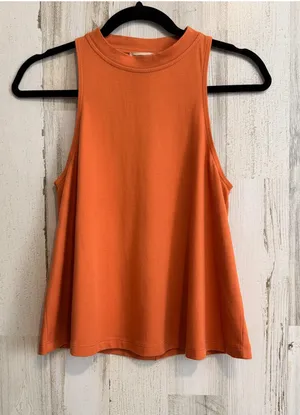 Altar’d State Women’s XS Orange Sleeveless Tank Top Swing thumbnail 1