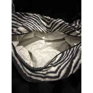 VTG Zubaz Zebra print Raiders Shoulder Strap, duffle bag NFL football thumbnail 5