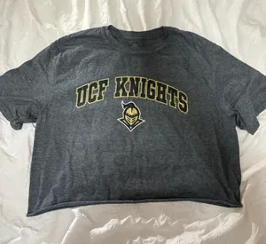 Top Of The World UCF Knights Grey Cropped Top thumbnail 1