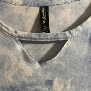 Ambrielle Blue and White Tie-Dye Sleepwear PJ thumbnail 2