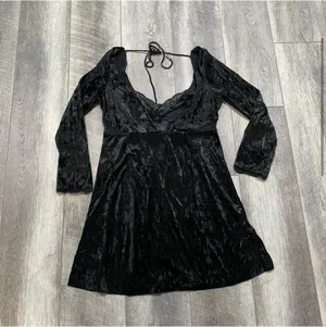 Free People Kat Velvet Mini Dress thumbnail 4