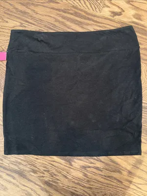 Xhilaration Black Stretch Mini Skirt thumbnail 4