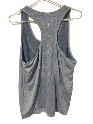 Zyia Active Size XL Grey Seamless Scoop Neck Racerback Athletic Tank thumbnail 4