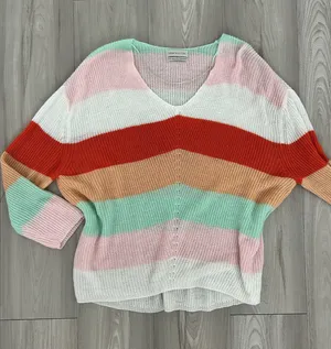 Urban Outfitters Oversized Striped Knit Sweater thumbnail 1