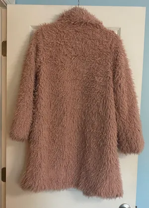 Wild Fable Dusty Rose Teddy Coat thumbnail 7