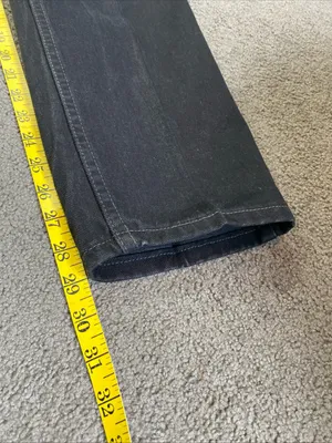 Vintage Y2K Levis 550 Relaxed Fit Tapered Leg JeansWomen 6 Reg S Black High Rise thumbnail 7