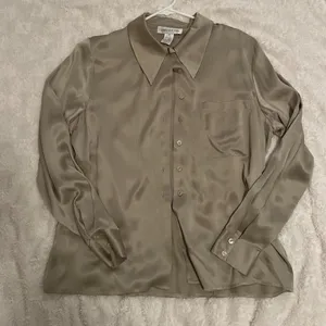 100% Silk Jones New York Blouse thumbnail 1
