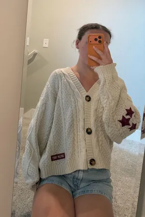 Taylor Swift Cardigan Red thumbnail 1