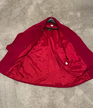 Lauren Meren Wool Red coat Red size 14 Double Breasted sleeves with tailored button thumbnail 4