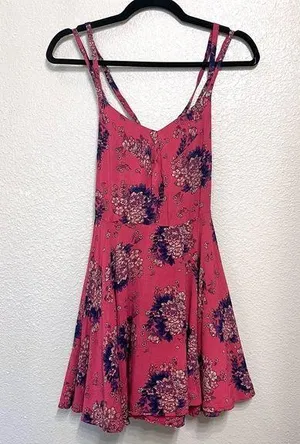 Free People Floral Print Tank Dress thumbnail 1