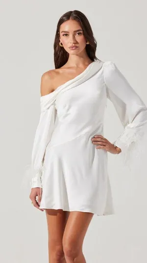 ASTR The Label Dress Mini White thumbnail 1
