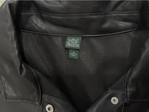 Leather Button-Up  thumbnail 3
