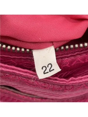 Prada Fuchsia Mini Nylon Logo Tote bag thumbnail 12